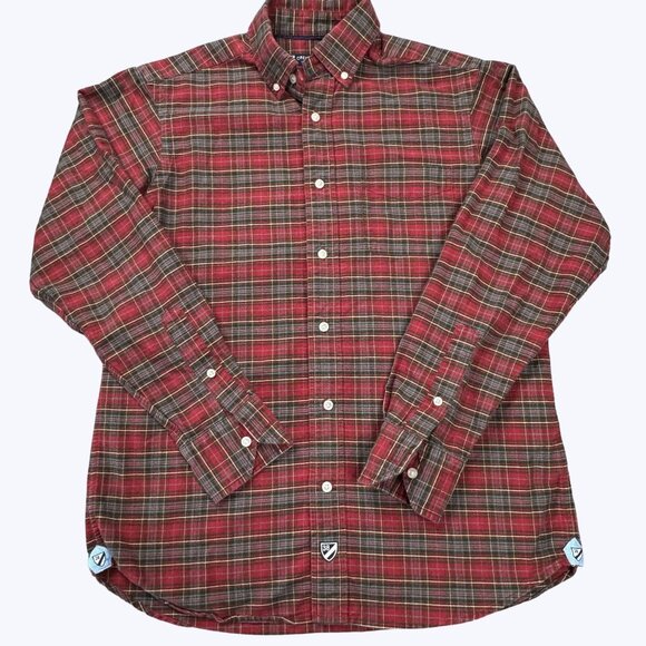 Cremieux Men's Long Sleeve Plaid Button Front Size Size Small - Picture 4 of 11